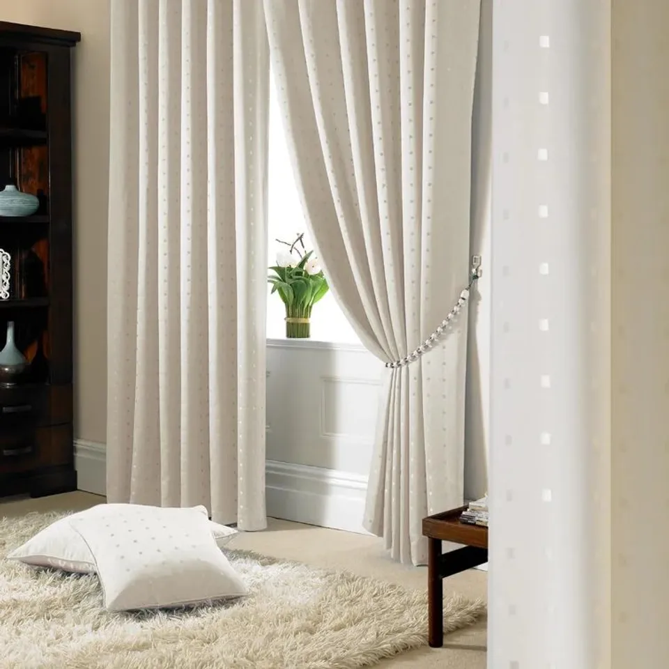 HADLEY MADISON PENCIL PLEAT CURTAINS 66" × 54"
