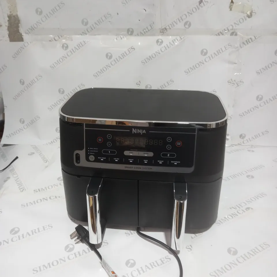 BOXED NINJA FOODI MAX 9.5L DUAL ZONE AIRFRYER AF451UK