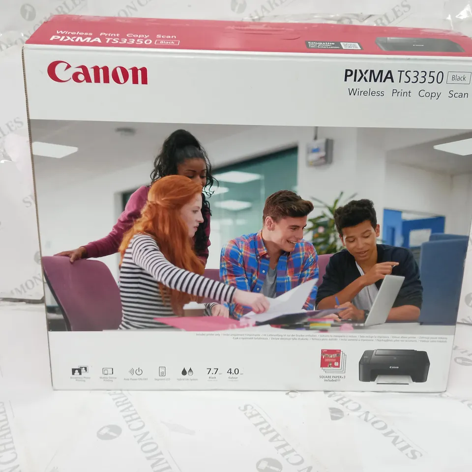 BOXED CANON PIXMA TS3350 PRINTER - BLACK