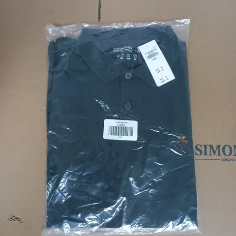 ABERCROMBIE & FITCH DON'T SWEAT IT POLO IN GREEN SIZE L