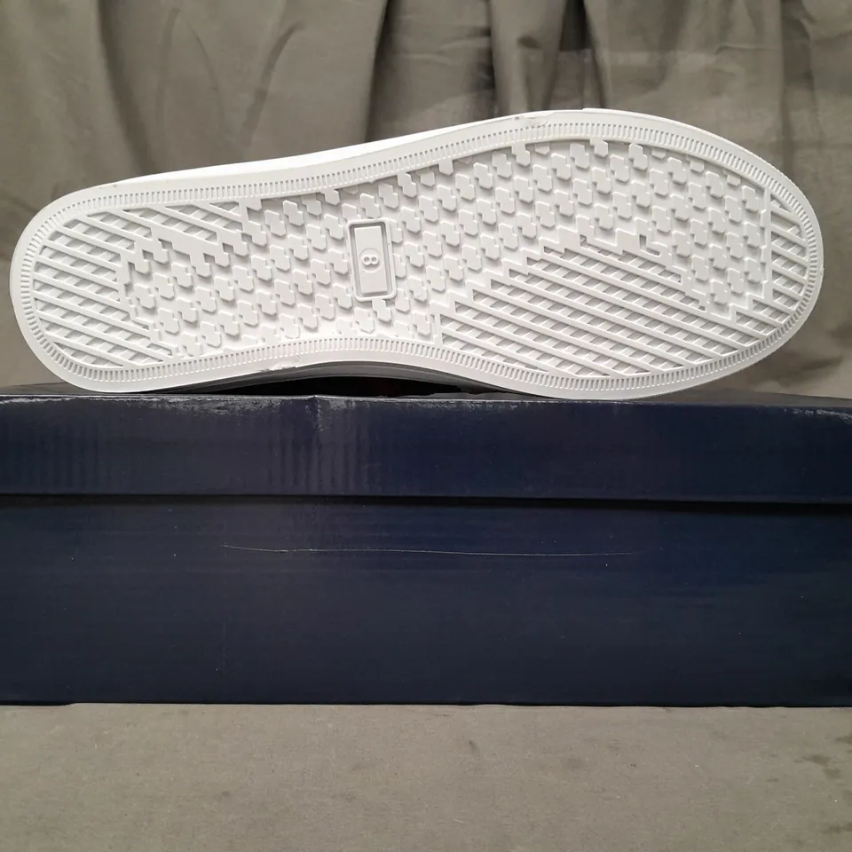BOXED PAIR OF BEN SHERMAN GUSTAVO II SHOES IN NAVY UK SIZE 8
