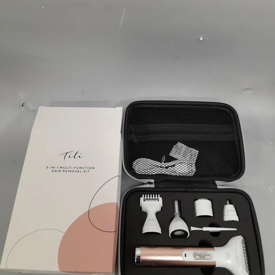 BOXED TILI 5-IN-1 MULTI FUNCTIONAL HAIR REMOVAL KIT 