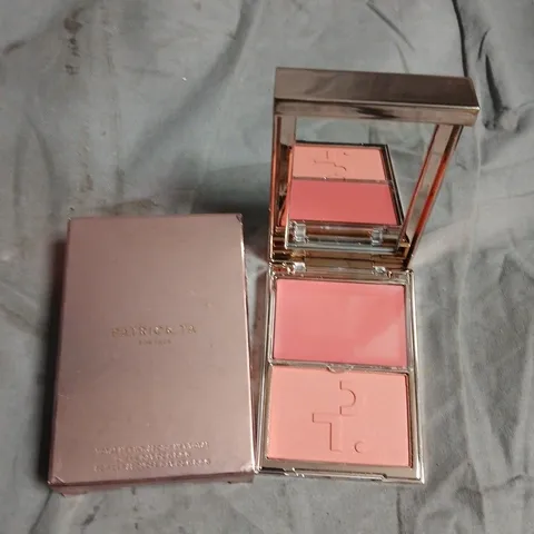 PATRICK TA PINK BLUSH PALETTE IN ROSE-GOLD COMPACT