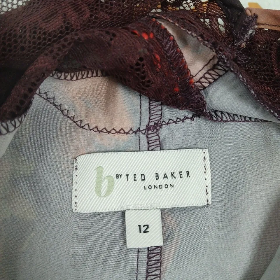 TED BAKER LONDON WOMEN’S FLORAL PRINT DRESS, UK 12