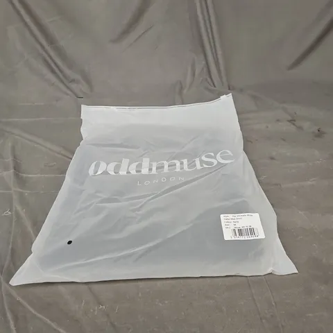 THE ULTIMATE MUSE HALTER MIDI DRESS – NAVY – UK SIZE M