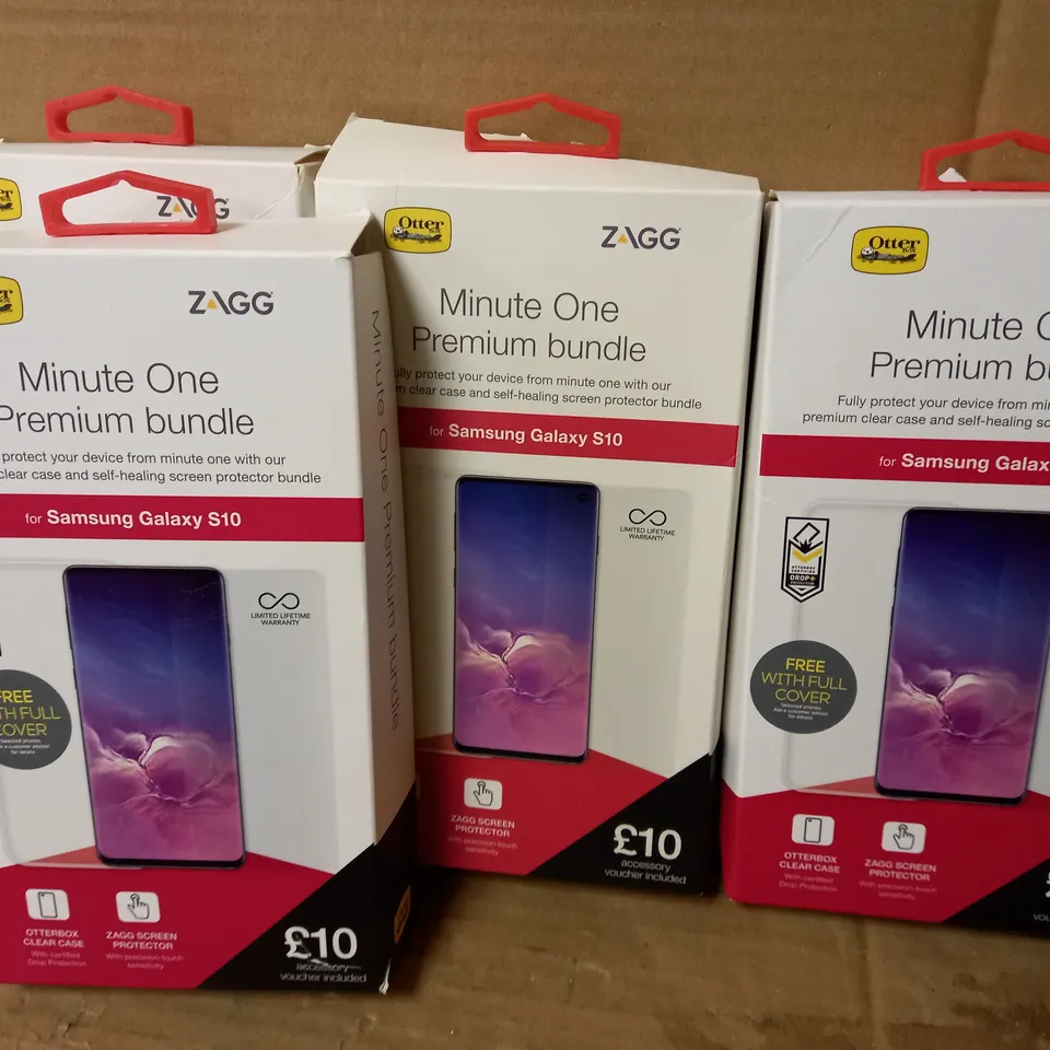 LOT OF 4 MINUTE ONE PREMIUM BUNDLES FOR SAMSUNG GALAXY S10