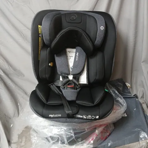 MBCS200 I-SIZE SPIN CAR SEAT - BLACK
