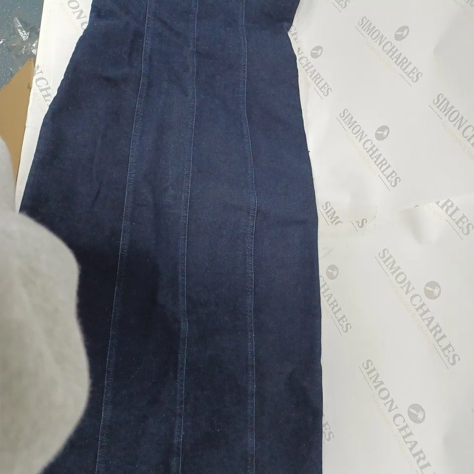 RIVER ISLAND DARK DENIM DRESS SIZE 12