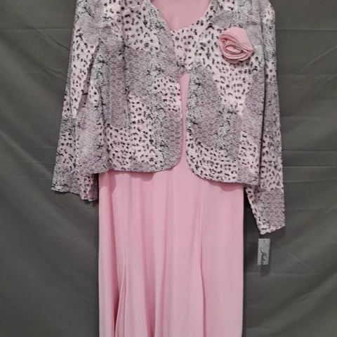 JULIANNA PINK OCCASIONAL DRESS AND JACKET SET - 22