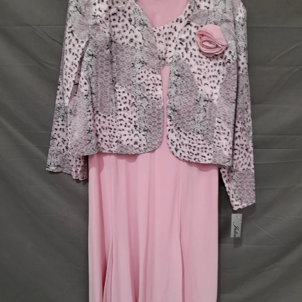 JULIANNA PINK OCCASIONAL DRESS AND JACKET SET - 22