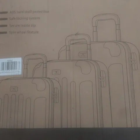 BOXED LUGG 3PC SKYWANDER TRAVEL CASE SET