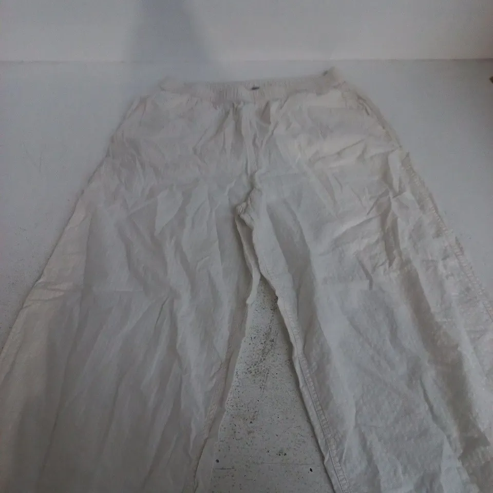 POLO RALPH LAUREN TROUSERS – WHITE, SIZE S 