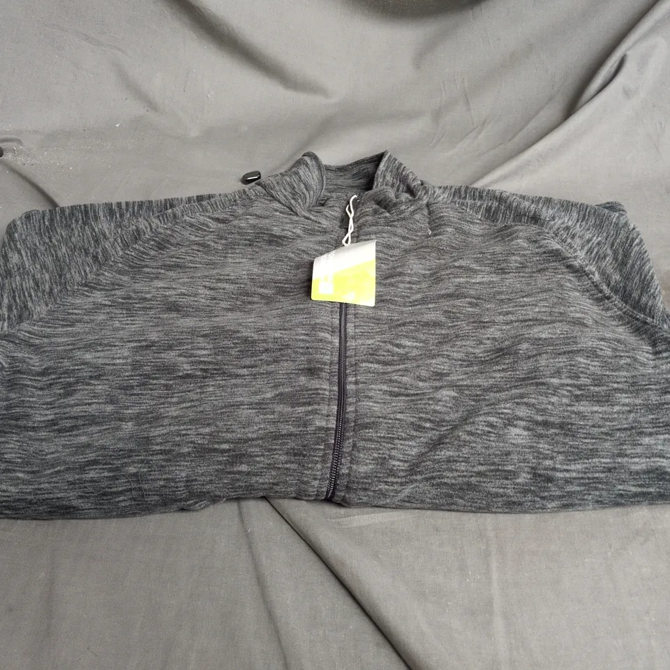 MOUNTAIN WAREHOUSE SNOWDON FULL ZIP FLEECE II – CHARCOAL, XL