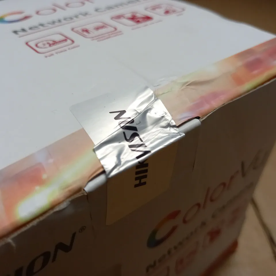 BOXED HIKVISION COLOURVU NETWORK CAMERA - 8MP