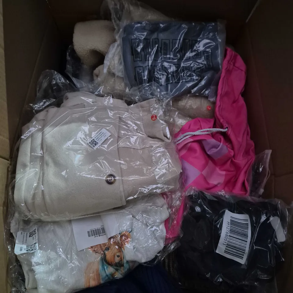 APPROXIMATELY 25 ASSORTED CLOTHING AND FASHION PRODUCTS IN VARIOUS STYLES AND SIZES - COLLECTION ONLY