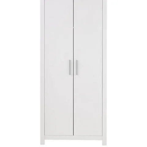 BOXED RIO 2 DOOR WARDROBE - WHITE