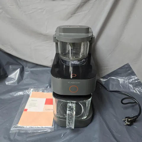 KLARSTEIN NUT MILK MAKER WITH GLASS CARAFE 