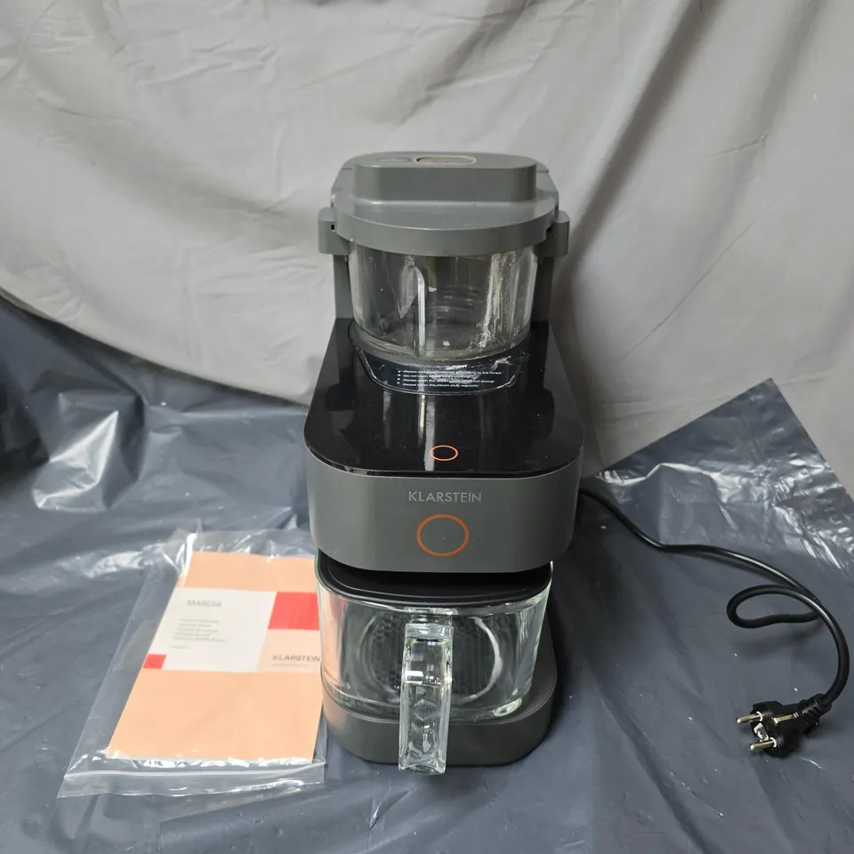 KLARSTEIN NUT MILK MAKER WITH GLASS CARAFE 