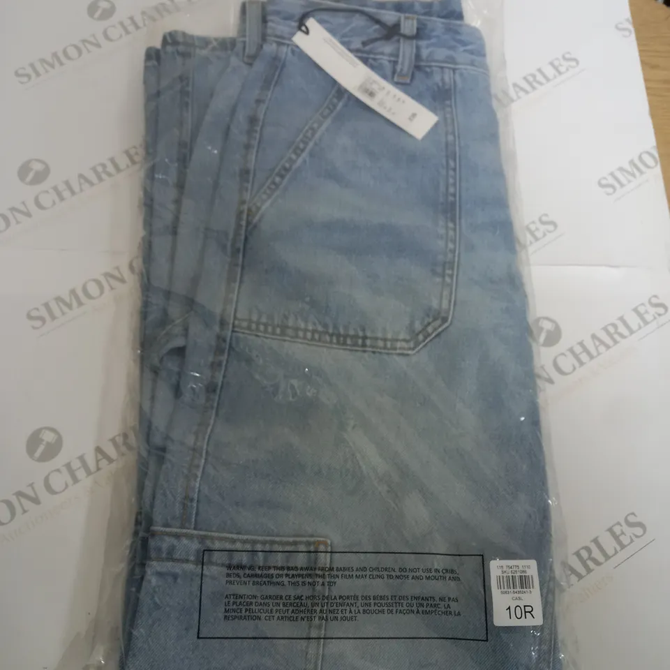 RIVER ISLAND DEMIN JEAN CARGO PANTS - SIZE 10R