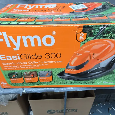BOXED FLYMO EASIGLIDE 300 CORDED HOVER COLLECT LAWNMOWER - COLLECTION ONLY