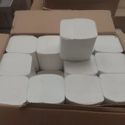 BOX CONTAINING 36 BULK PACK 2 PLY TISSUE PAPER