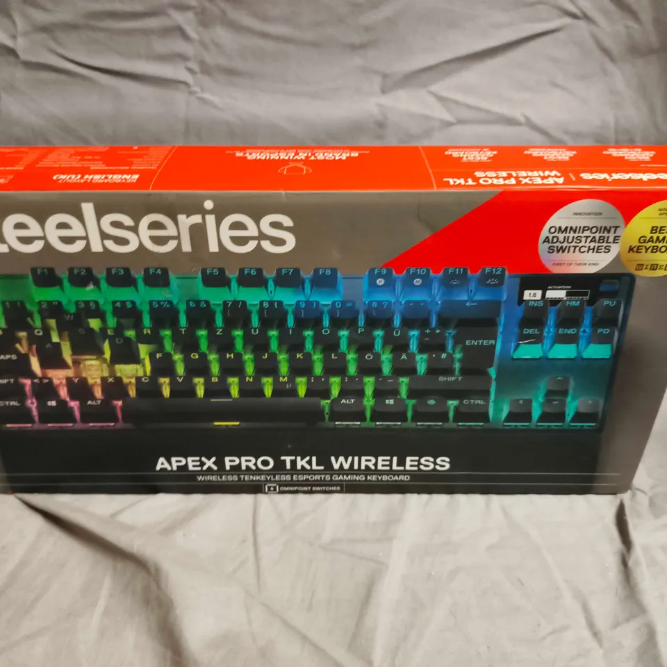 STEELSERIES APEX PRO TKL WIRELESS KEYBOARD