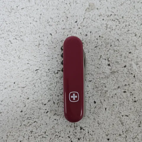 WENGER SWISS ARMY KNIFE – RED POCKET MULTI-TOOL, BLADE EXTENDED