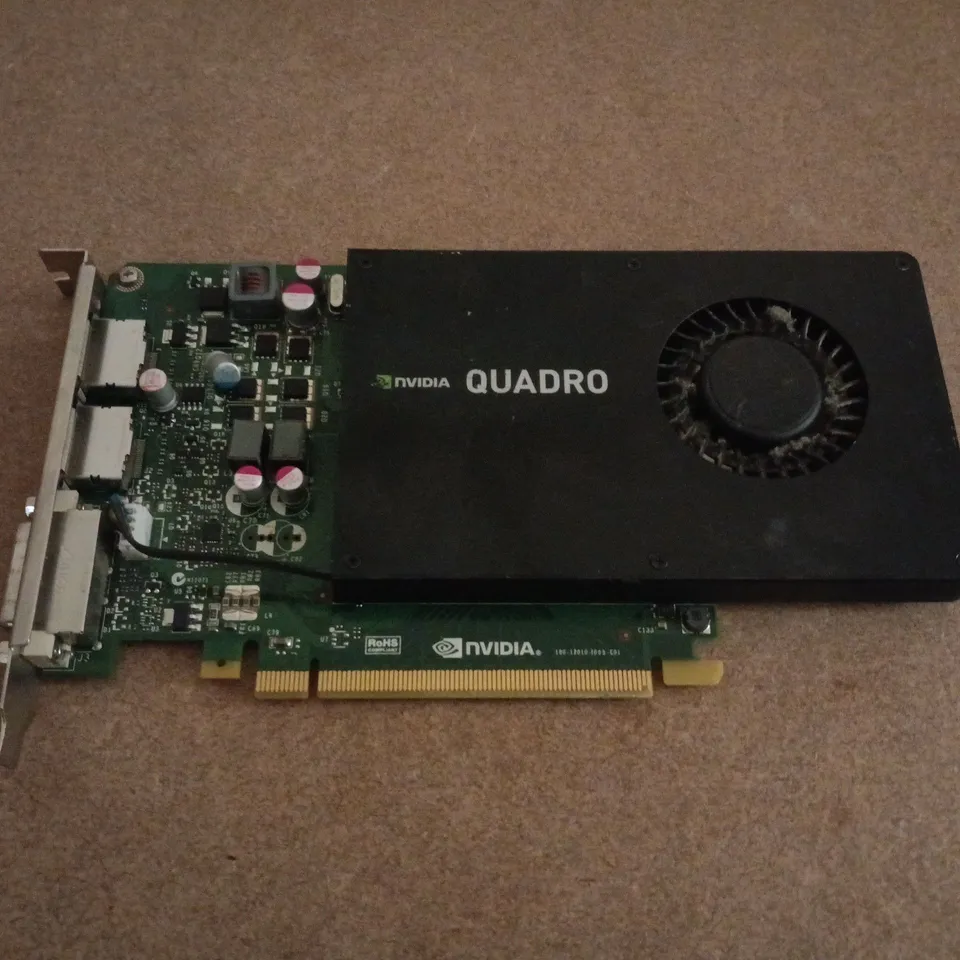 NVIDIA QUADRO PCIE GRAPHICS CARD – SINGLE GPU, ACTIVE COOLING