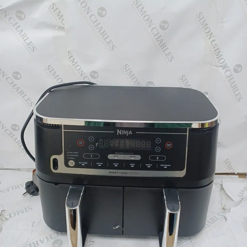 BOXED NINJA FOODI MAX 9.5L DUAL ZONE AIRFRYER AF451UK