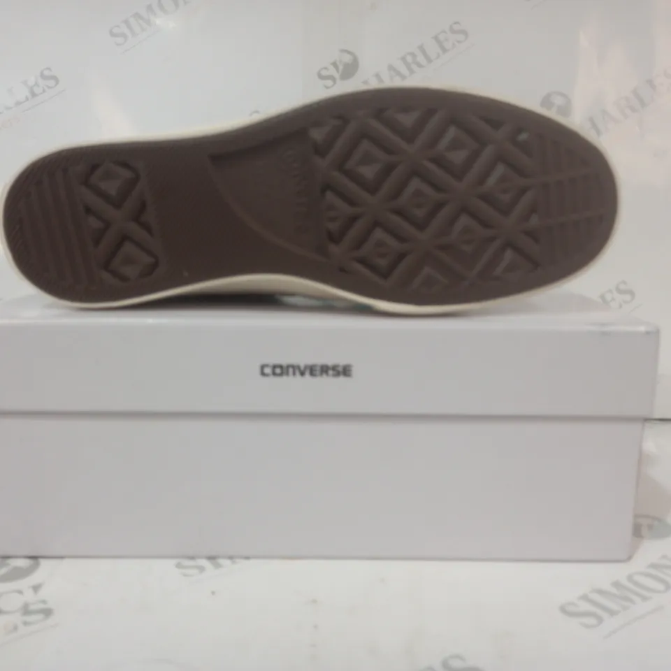 BOXED PAIR OF CONVERSE PLAY SHOES IN BLACK UK SIZE 6