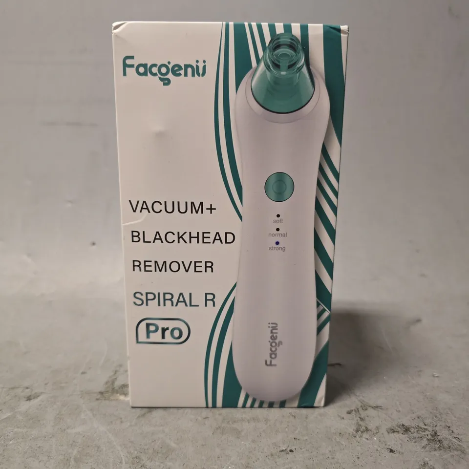 BOXED FACOENU VACUUM+ BLACKHEAD REMOVER SPIRAL R PRO 