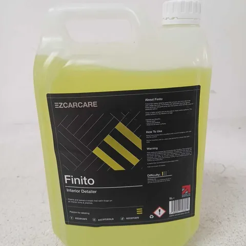 EZCARCARE FINITO INTERIOR DETAILER – 5L BOTTLE