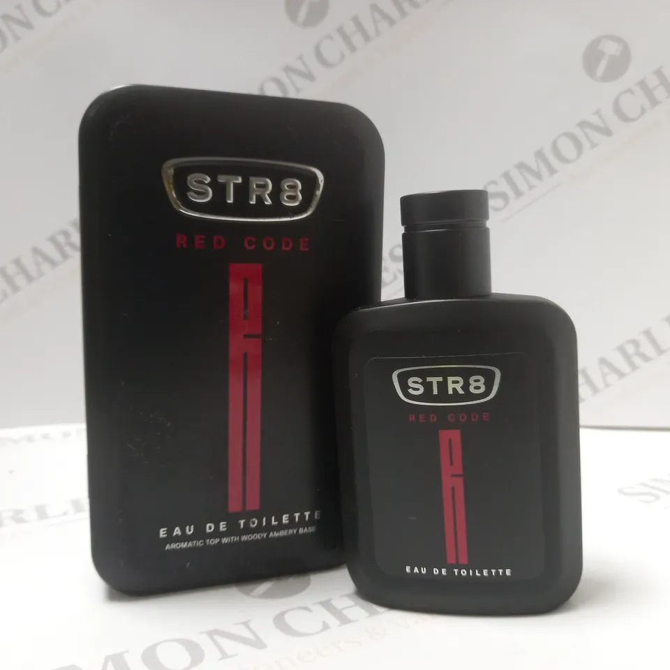 BOX OF APPROX 5 X 100ML STR8 RED CODE EAU DE TOILETTE 