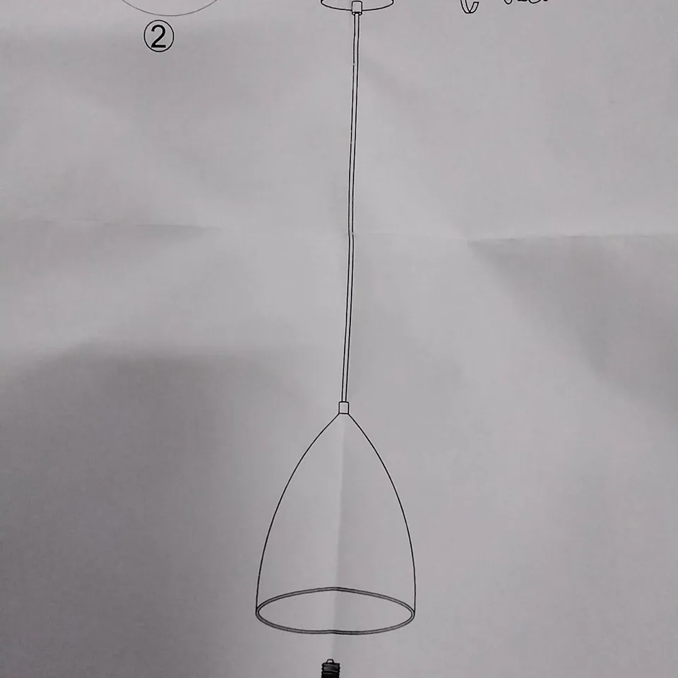 BOXED FREMONT 1-LIGHT BELL PENDANT SHADE COLOUR BLUE
