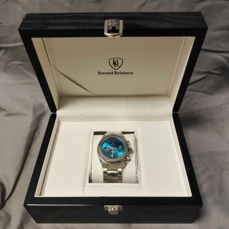 MENS BERNARD REINHARDT CHRONOGRAPH WATCH – 316S STAINLESS STEEL CASE & STRAP