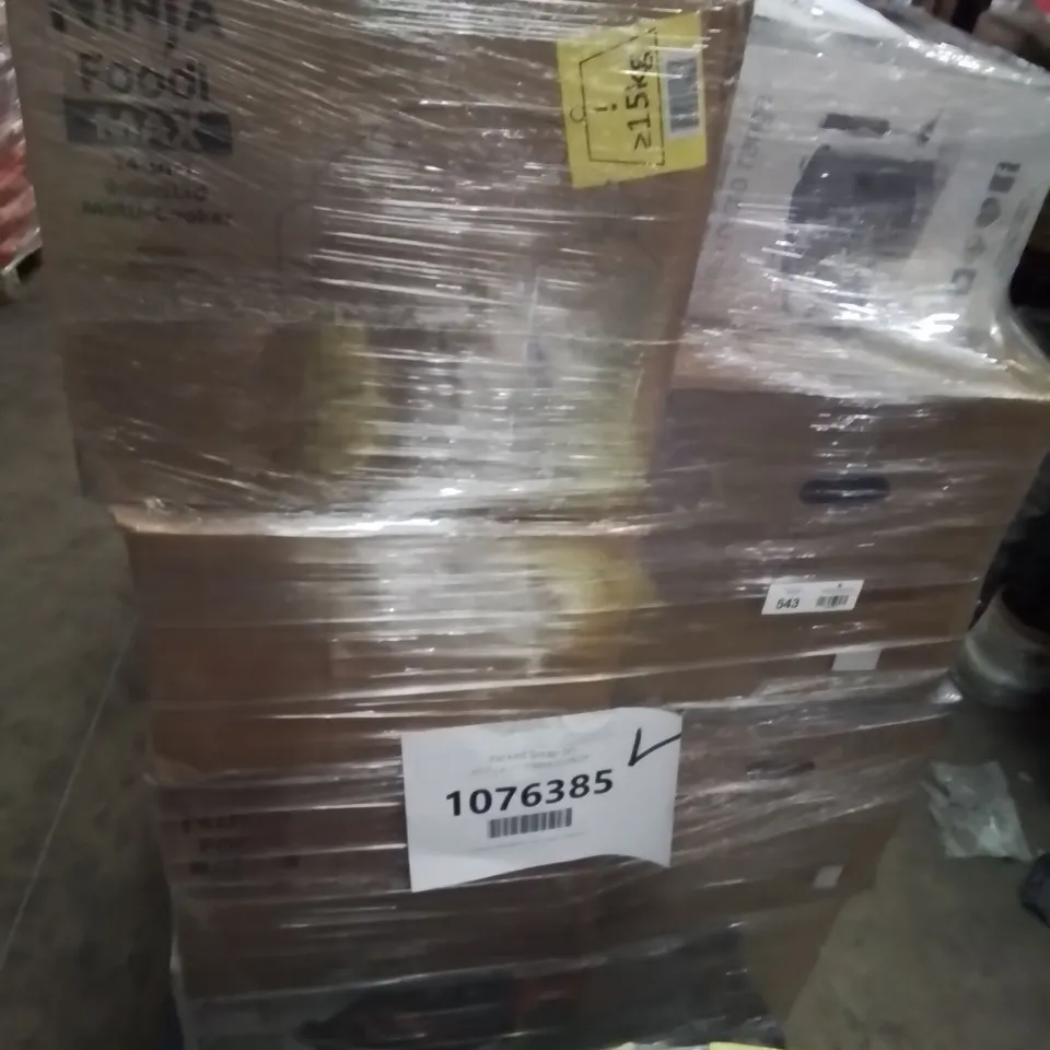 PALLET OF APPROXIMATELY 20 UNPROCESSED RAW RETURN HOUSEHOLD AND ELECTRICAL GOODS TO INCLUDE;