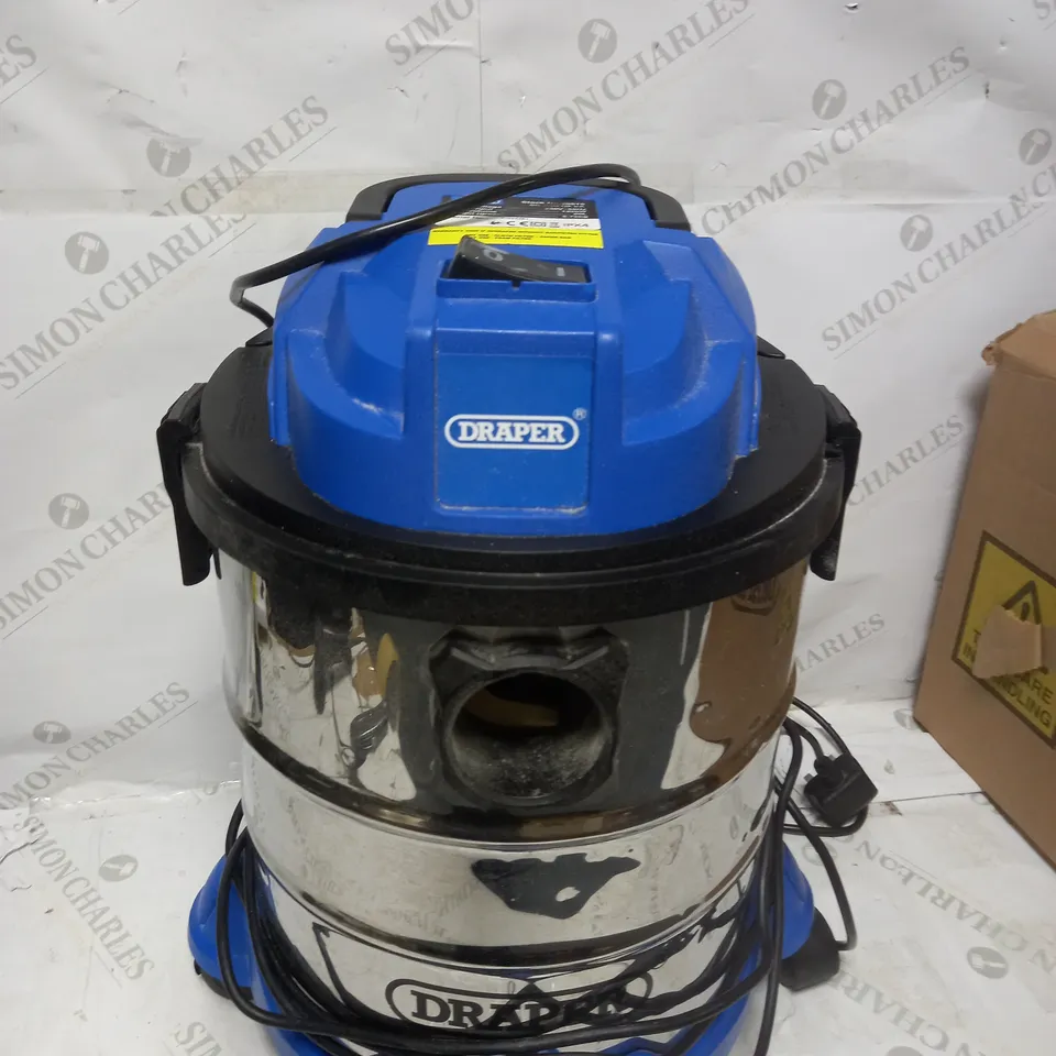 DRAPER 20515 WET AND DRY 1250W VACUUM CLEANER