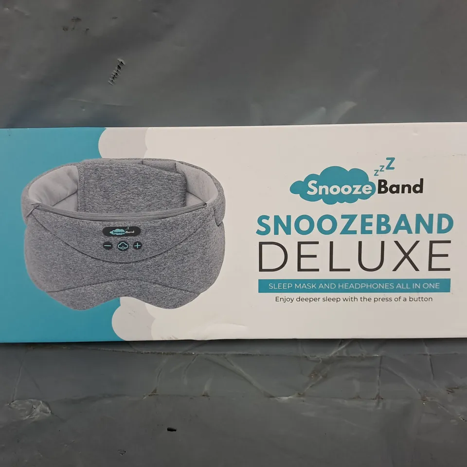 SEALED SNOOZE BAND DELUXE SLEEP MASK HEADBAND 
