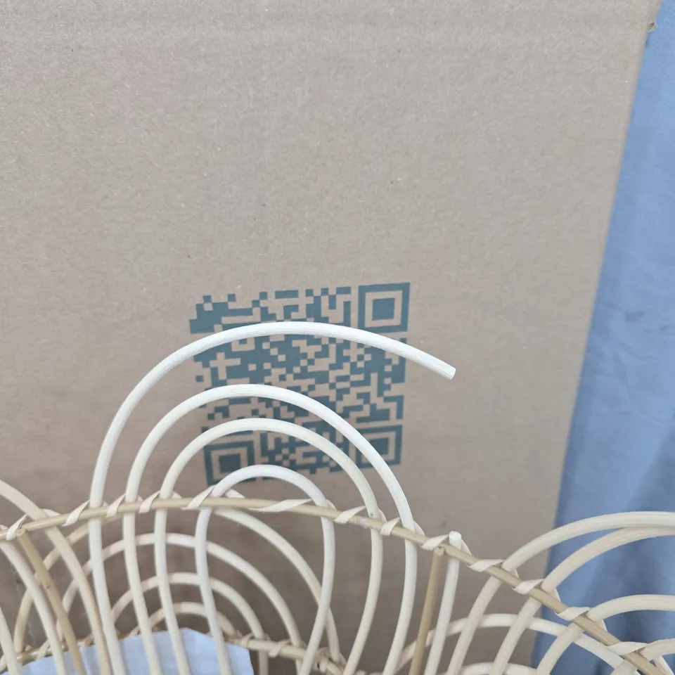 2X JOHN LEWIS & PARTNERS RATTAN 45CM PENDANT SHADE