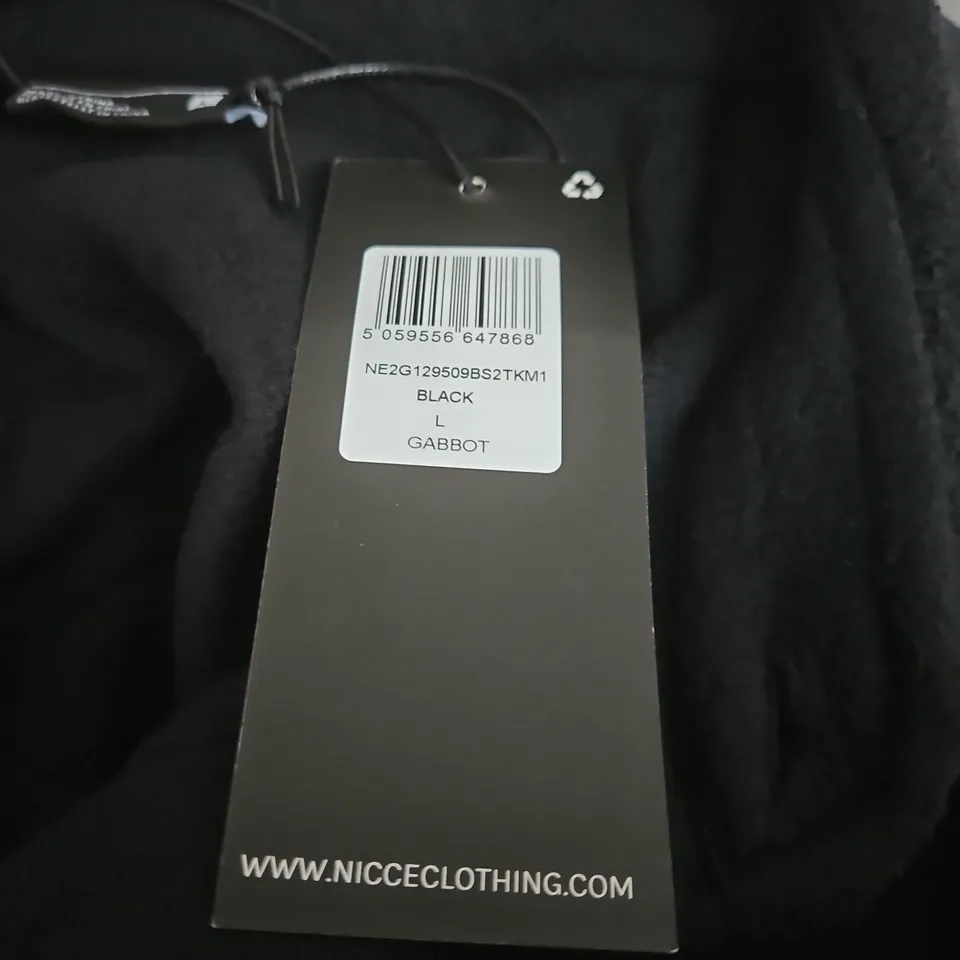 NICCE GABBOT JACKET - BLACK, SIZE L