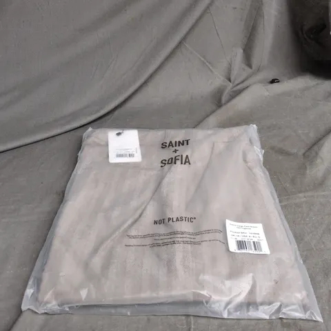 SAINT + SOFIA ASTRID CARGO PANT BROWN HERRINGBONE UK 10 BAGGED WITH TAGS