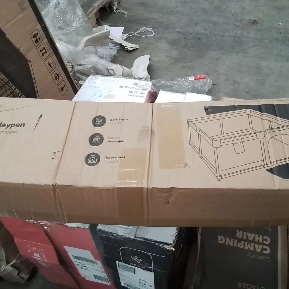 BOXED KIDOOLA SOFT PLAYPEN WITH ACCESSORIES 