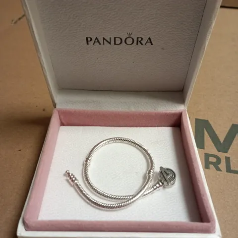 PANDORA SILVER CHARM BRACELET – BOXED
