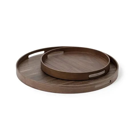 BOXED MENAHAN SOLID WOOD TRAY (1 BOX)