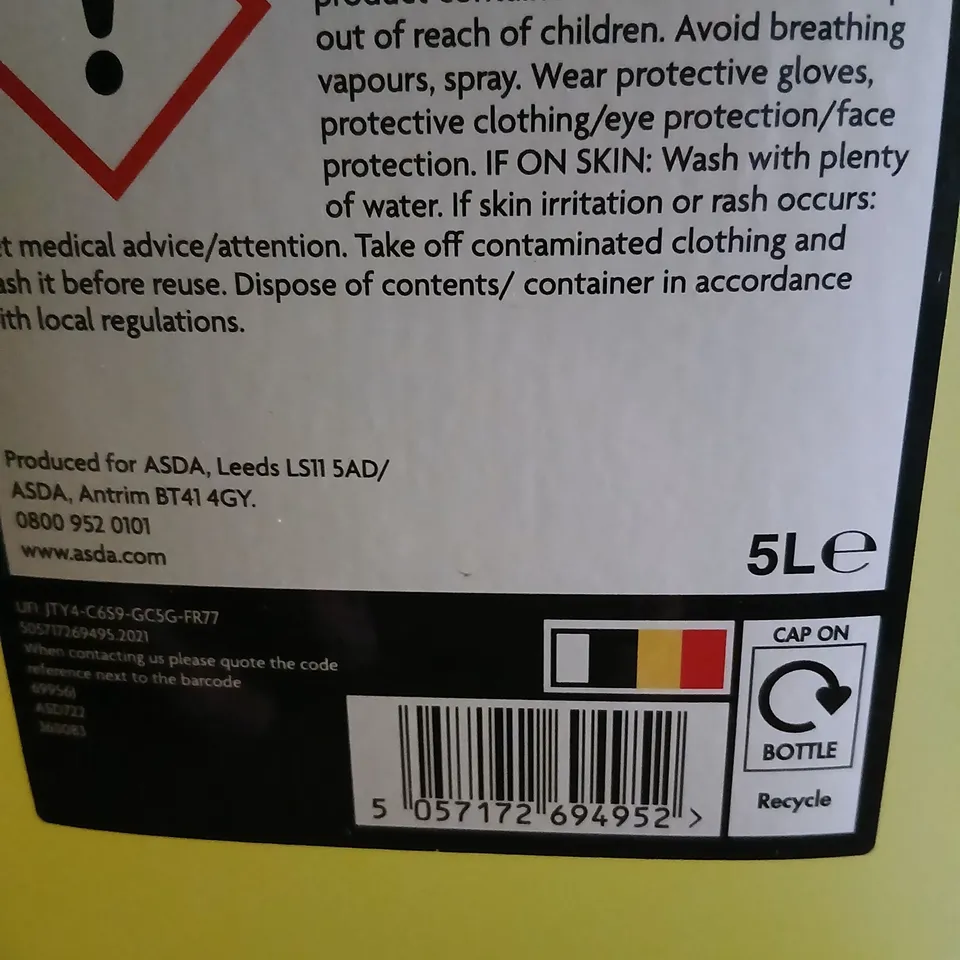 PALLET OF APPROXIMATELY 117 SUMMER SCREENWASH 5L READY-MIXED
