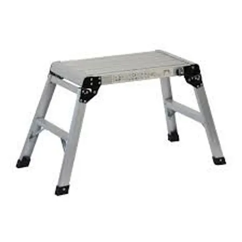 BOXED OYPLA OYPLA 150KG FOLDING ALUMINIUM WORK PLATFORM STEP UP BENCH LADDER