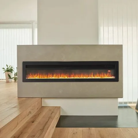 BOXED LIVING AND HOME 9 FLAME COLOUR MOUNTED INSET OR FREESTANDING ELECTRIC FIREPLACE 60 INCH (1 BOX)