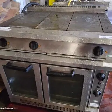FALCON SOLID HOB ELECTRIC RANGE WITH DOUBLE DOOR OVEN MODEL E2 102 3HP