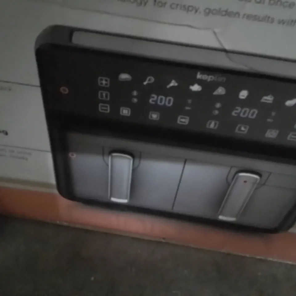 BOXED KEPLIN 9 LITRE DUAL DRAWER AIRFRYER