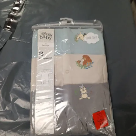 DISNEY BABY SLEEP SUITS - 3 PACK – BABY CLOTHING - 3-6 MONTHS